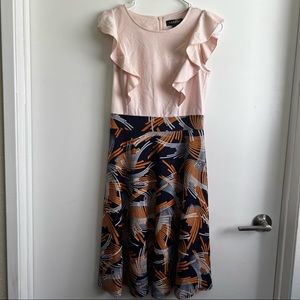 New pink ruffle dress